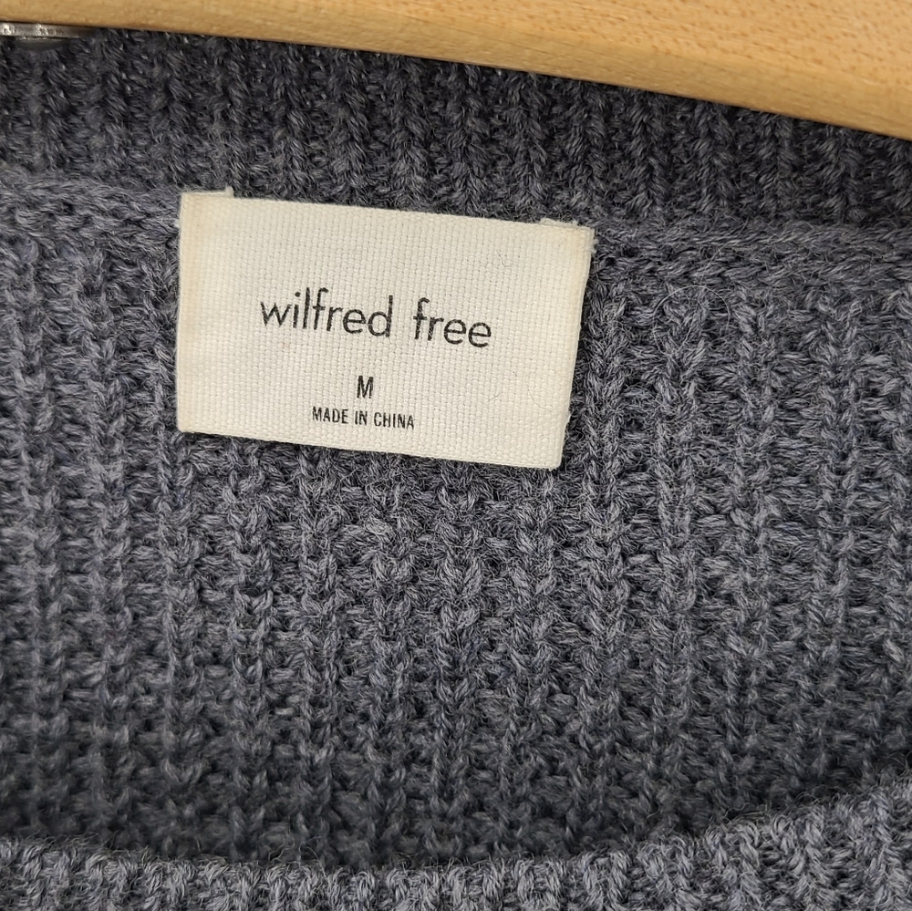 Wilfred Free Pure Merino Wool Textured Crewneck Sweater - Picture 7 of 10